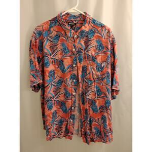 Mix & NY  Men's Tropical Print Shirt, size XXL